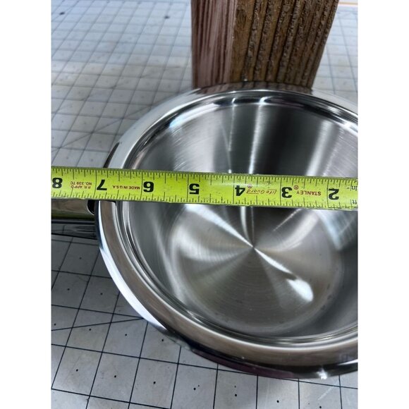NEW Nutri-Stahl 1.5 Qt Stainless Steel Saucepan With Handle & 24-Element Base - Picture 6 of 8
